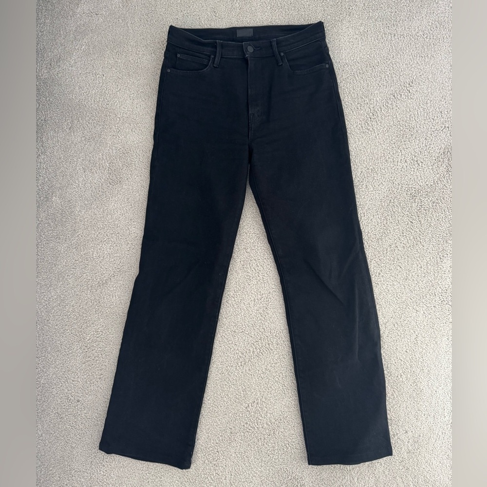 MOTHER Women’s Black Kick It Jeans
